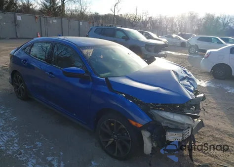 2018 Honda Civic Sport from USA, damaged, VIN SHHFK7H42JU406268
